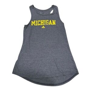 Adidas Blue Athletic Tank Top Michigan Wolverines Size Medium